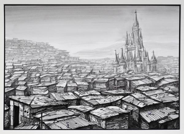 Jeff Gillette, Disneyland Castle Slum, 2019