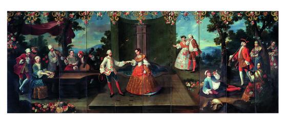 Fashion, Music, and Secret Messages in a Mexican Folding Screen