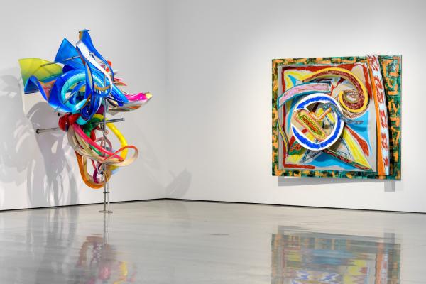 Installation photograph, Frank Stella: Selections from the Permanent Collection, Los Angeles County Museum of Art