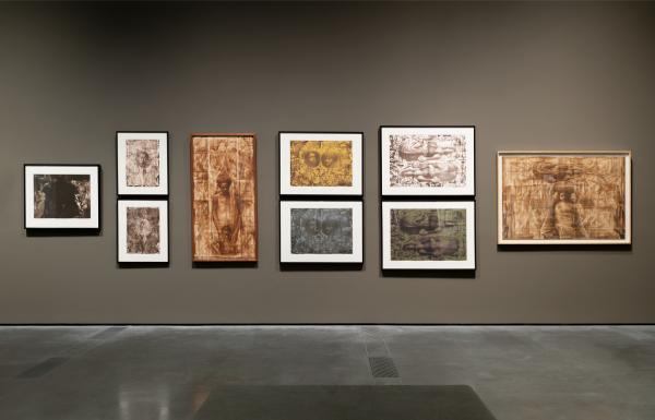 Installation photograph, Charles White: A Retrospective, Los Angeles County Museum of Art, February 17–June 9, 2019