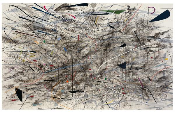 Julie Mehretu, Black City, 2007