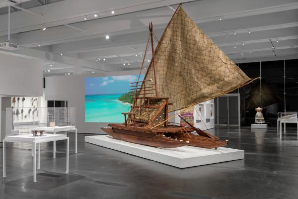 Installation photograph, Fiji: Art & Life in the Pacific, Los Angeles County Museum of Art, December 15, 2019–July 19, 2020, photo © Museum Associates/LACMA