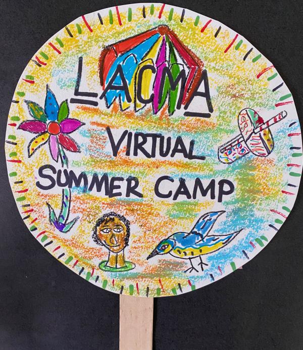 Artwork by LACMA Virtual Art Camp Teaching Artist Eszter Delgado