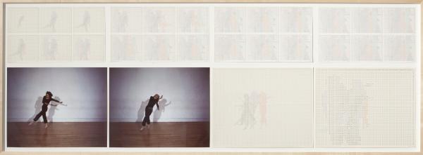 Charles Gaines, Trisha Brown Dance, Set 3, 1980–81