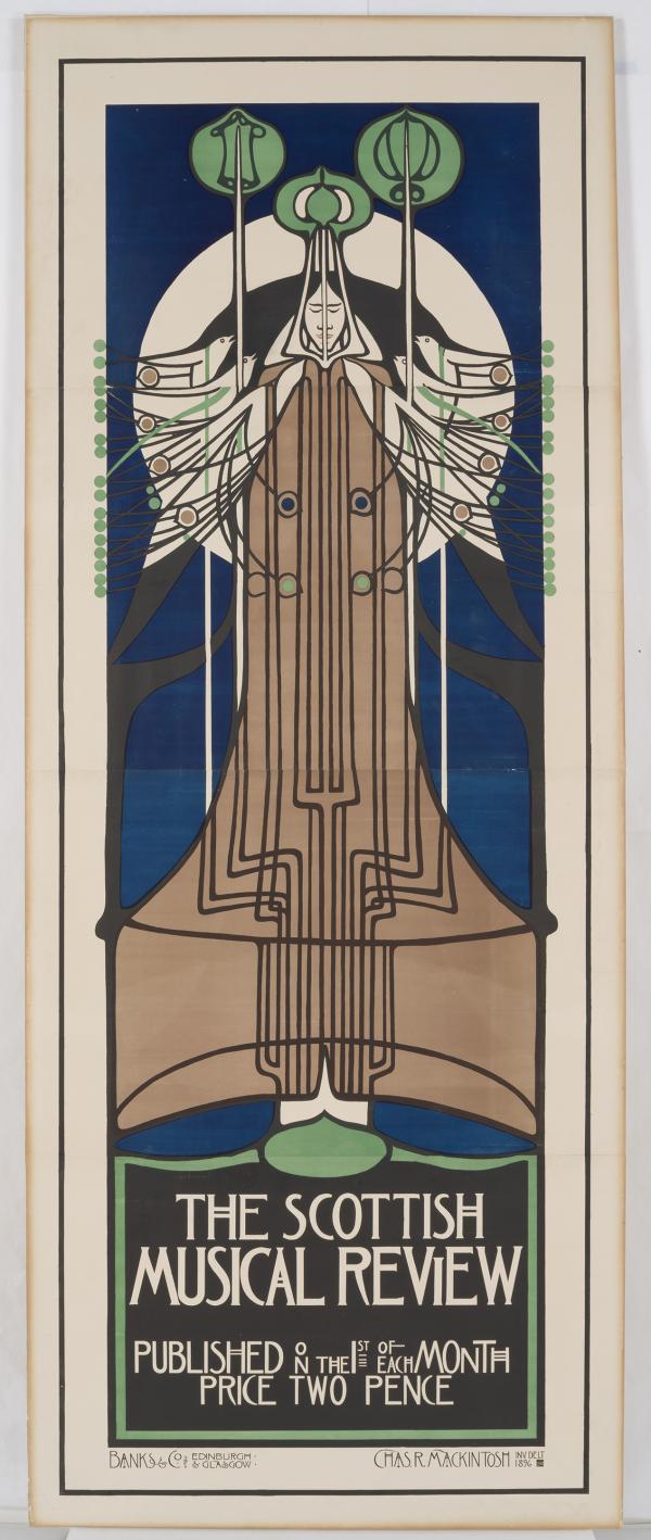 Charles Rennie Mackintosh, Poster for The Scottish Musical Review, 1896
