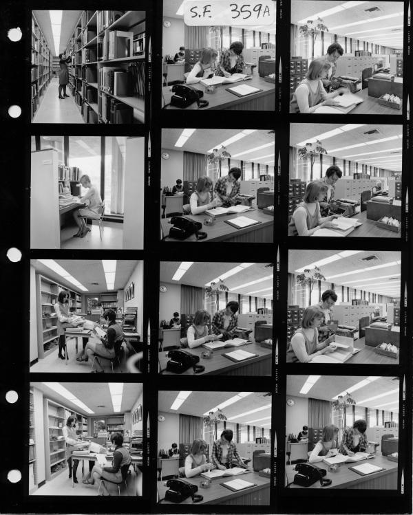 LACMA's Balch Research Library, June 1, 1969, photo © Museum Associates/LACMA