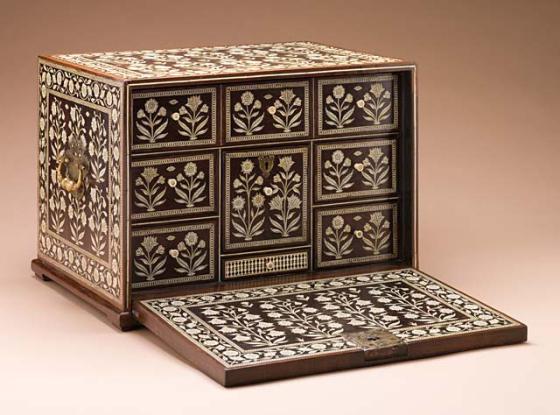 Mirza Ibrahim, Fall-Front Cabinet, 17th century, later