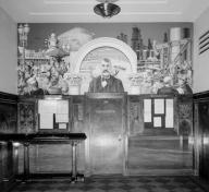 View of Edward Biberman's Venice Post Office Mural (completed), n.d., National Archives, Washington, D.C.