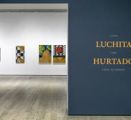 image of entrance to LACMA's exhibition Luchita Hurtado: I Live I Die I Will Be Reborn