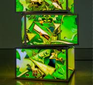 Colorful block display