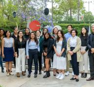 LACMA director and Wallis Annenberg CEO Michael Govan with the 2019 Mellon Summer Academy participants