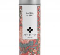 Art of Tea’s LACMA Blend, photo © Museum Associates/LACMA. The illustrated Chinese textile label from LACMA’s collection celebrates natural bounty.
