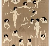 Painting of nude female figures