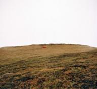 Curtis Tamm conducting fieldwork in East Iceland for The Viscous Shape; photograph by collaborator Hermione Spriggs, 2016